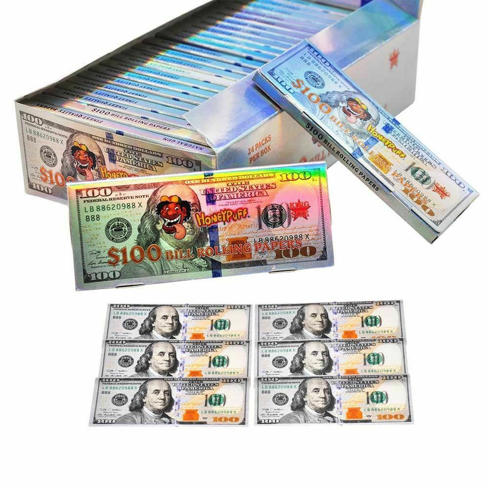 $100 Dollar Bill Rolling Papers - Kingsize