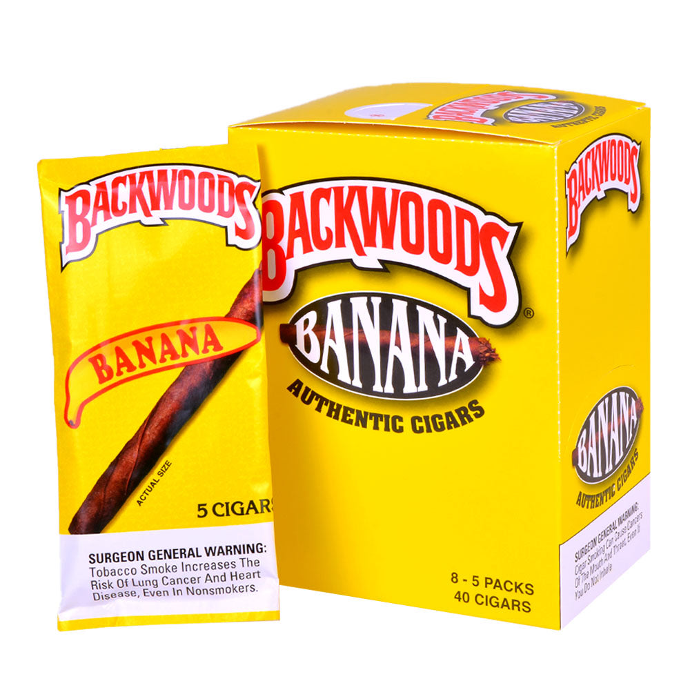 Backwoods Banana Cigars 5 pack