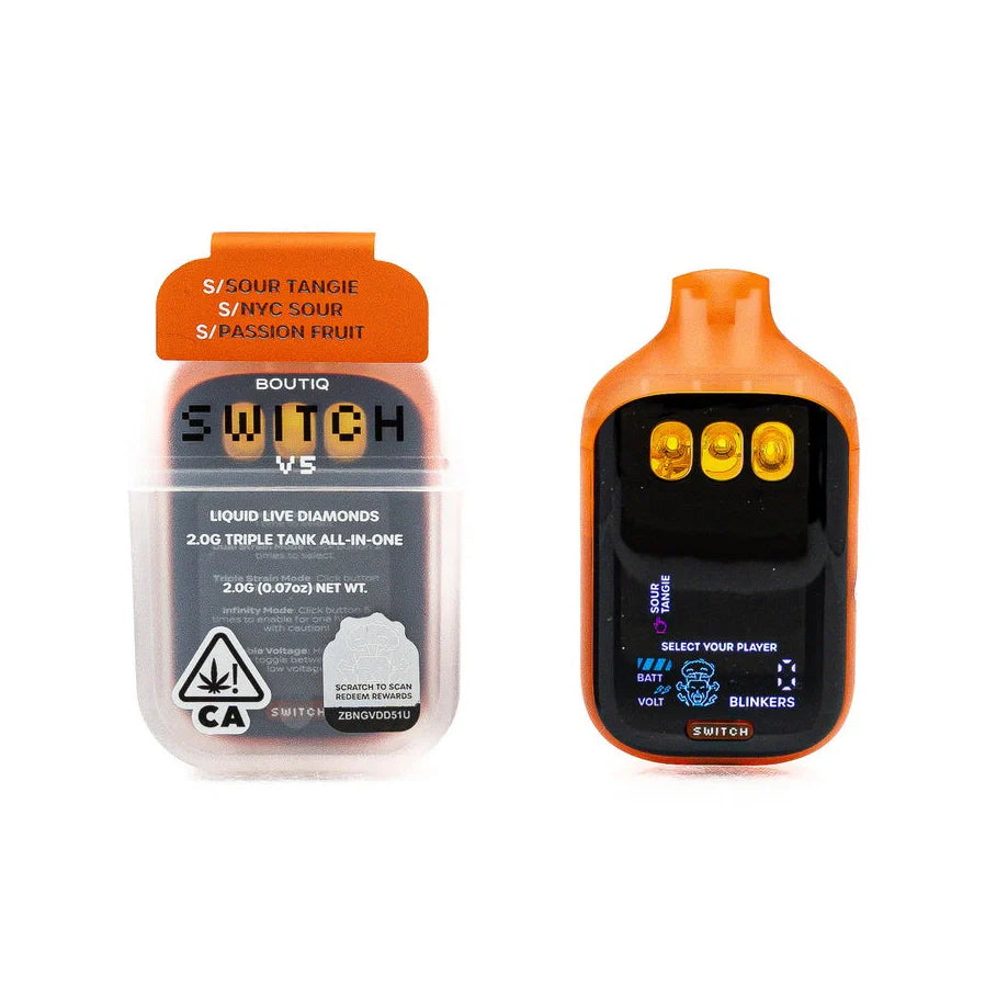 BOUTIQ Switch V5 Liquid Live Diamonds 2.0 Triple Tank All-In-One