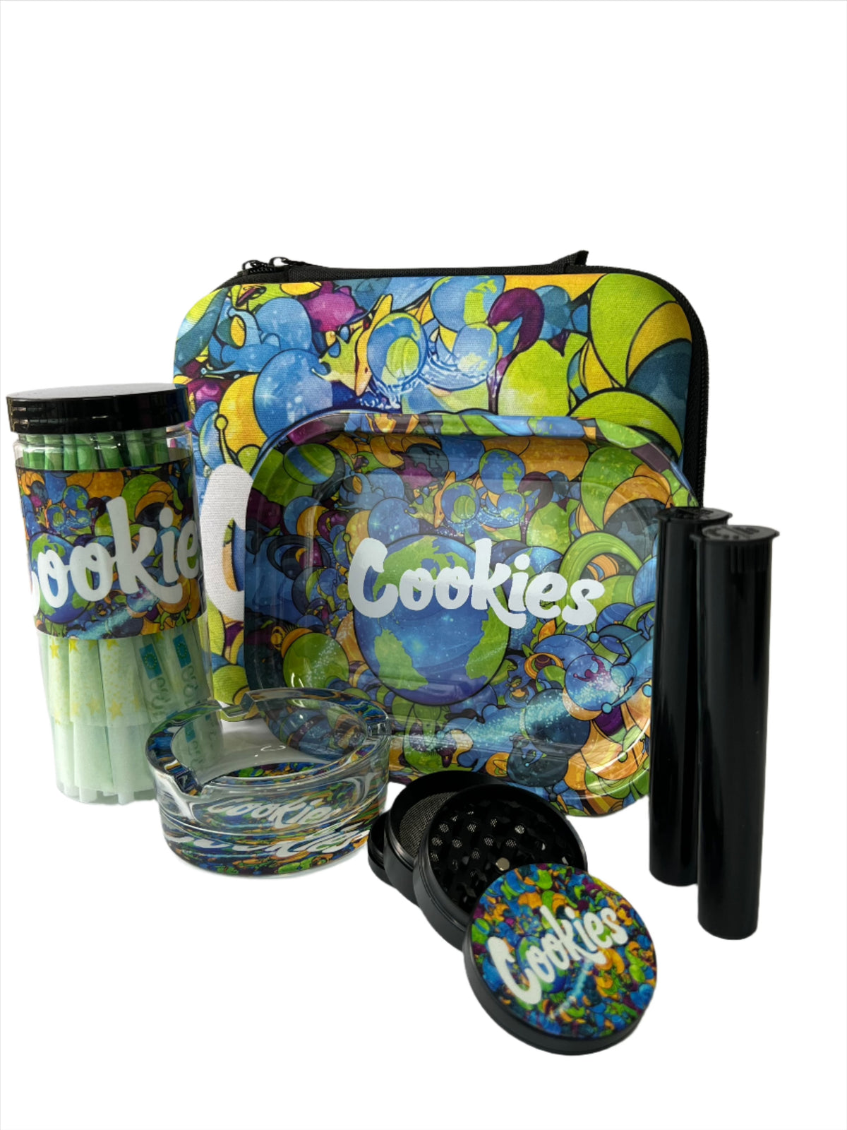 Cookies 420 Smoking Set Featuring Pre-rolled Cones Gift Pack