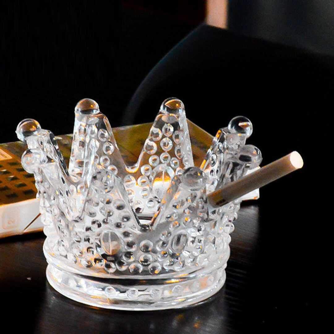 Crown Premium Glass Ashtray