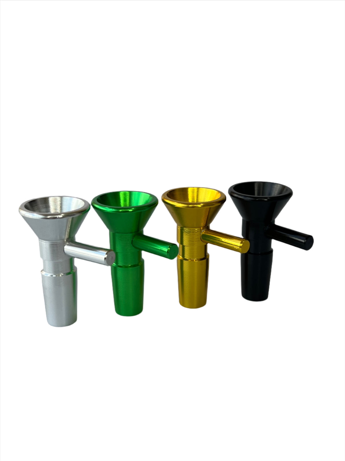 Funnel Shape Aluminium Metal Unbreakable  14.5mm Bong Bowl