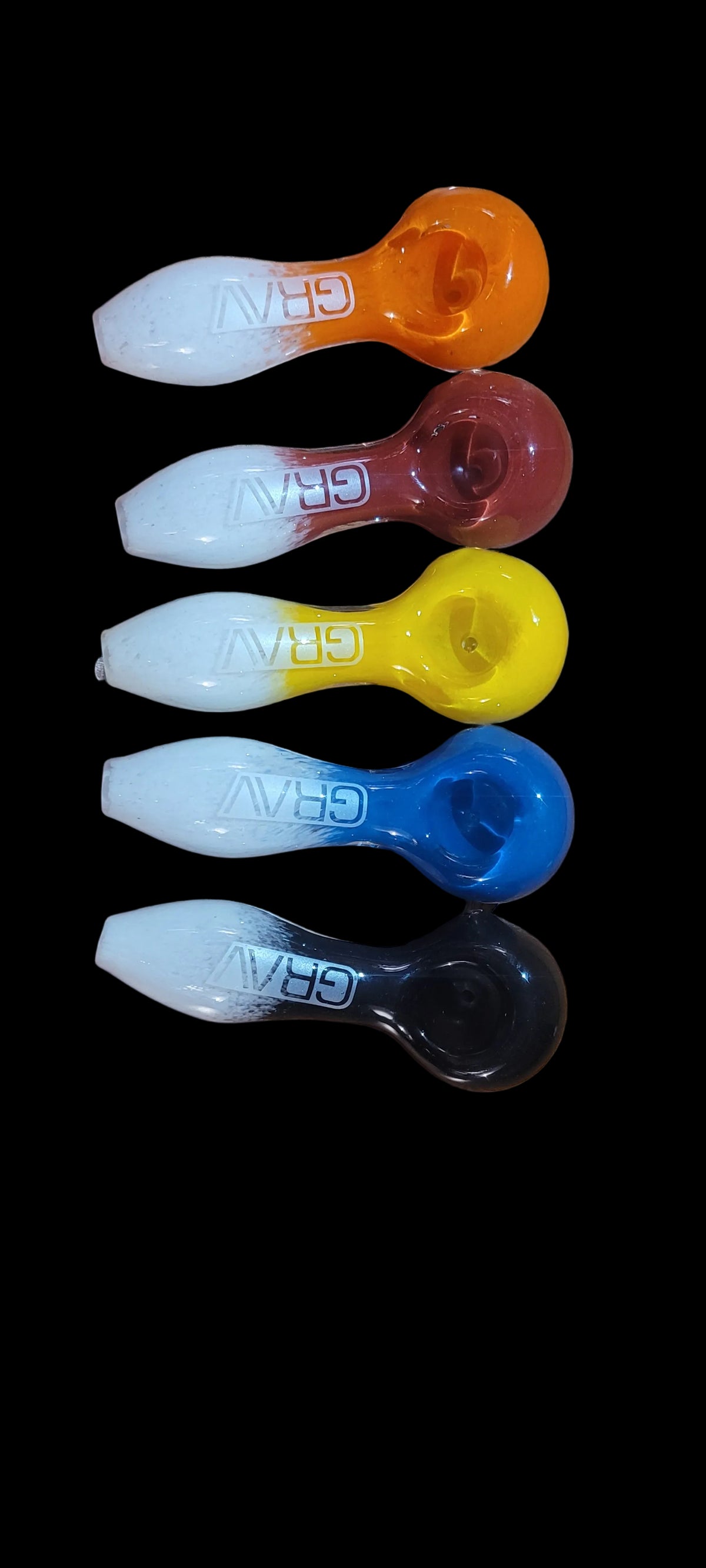 Grav 3.7" Frit Spoon Pipe