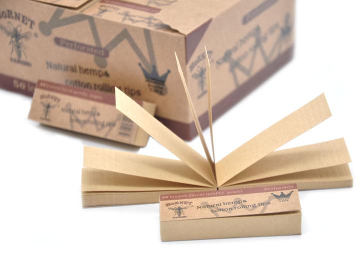 Hornet Natural Rolling Paper Filter Tips