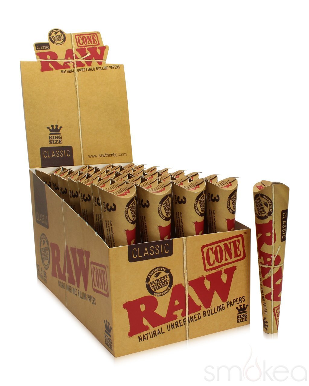Raw Classic King Size Pre-Rolled Cones
