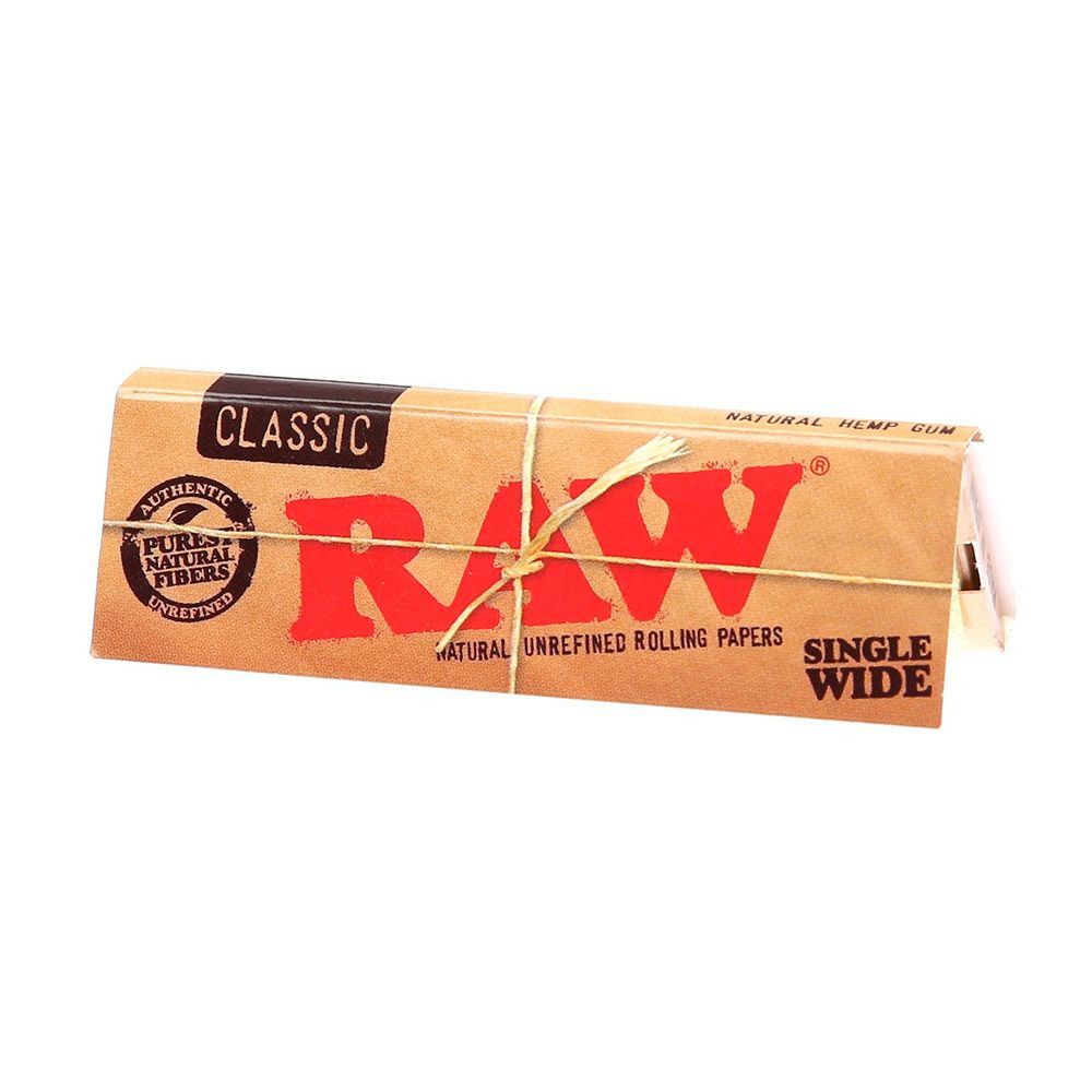 Raw Classic Regular Size Brown Rolling Papers