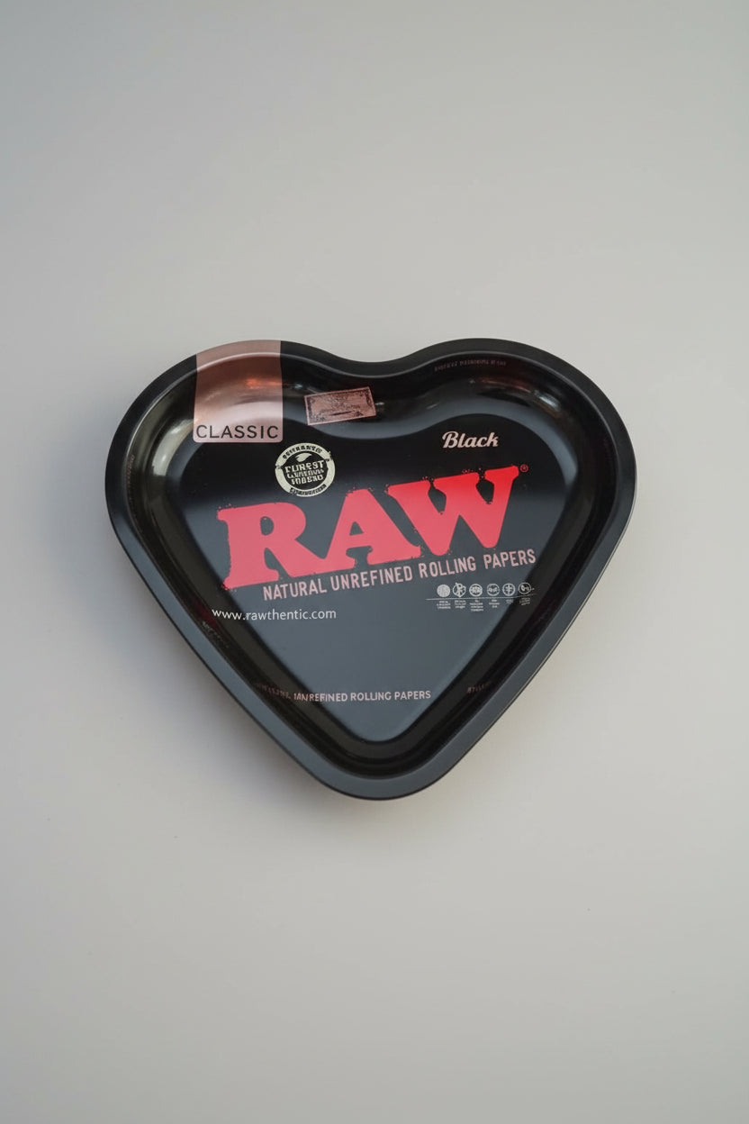 Raw Rolling Tray Heart Shape