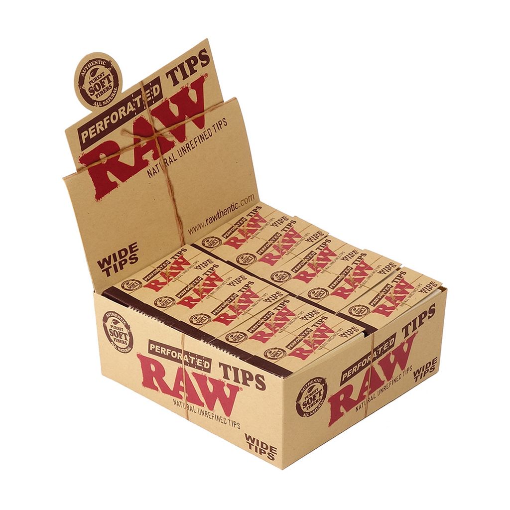 Raw Wide Perforated Filter Tips