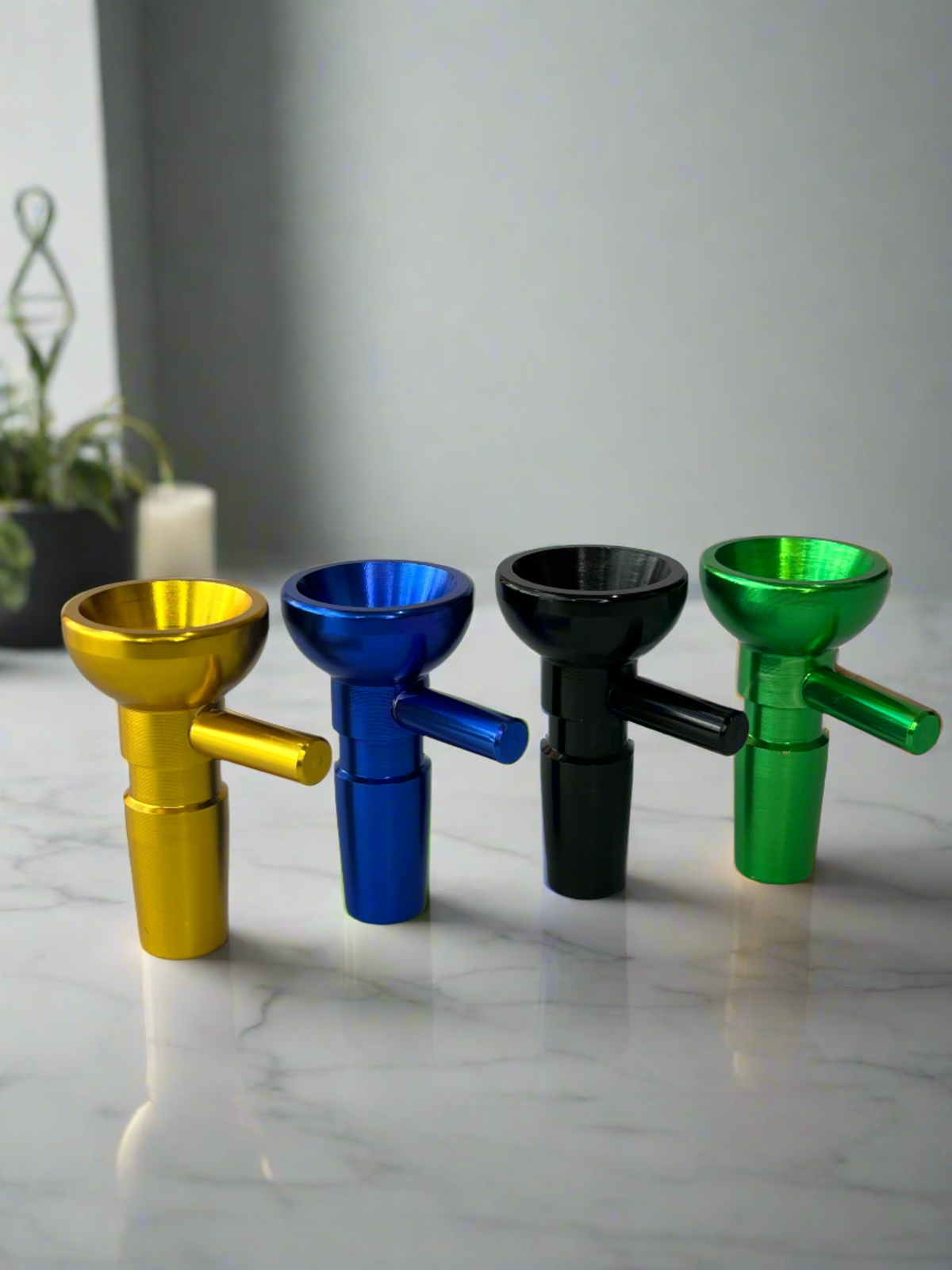 Roundhead Aluminium Metal Unbreakable  14.5mm Bong Bowl