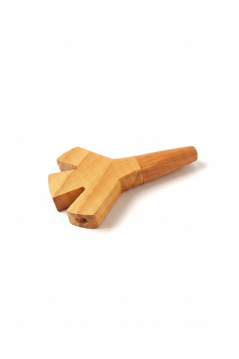 Triple Barrel Wooden Joint Holder