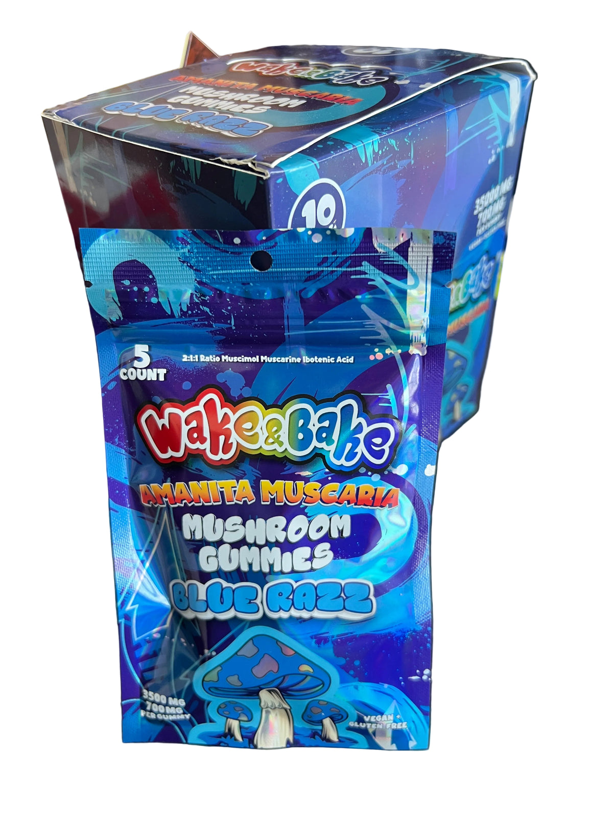 Wake & Bake Amanita Muscaria Mushroom Gummies