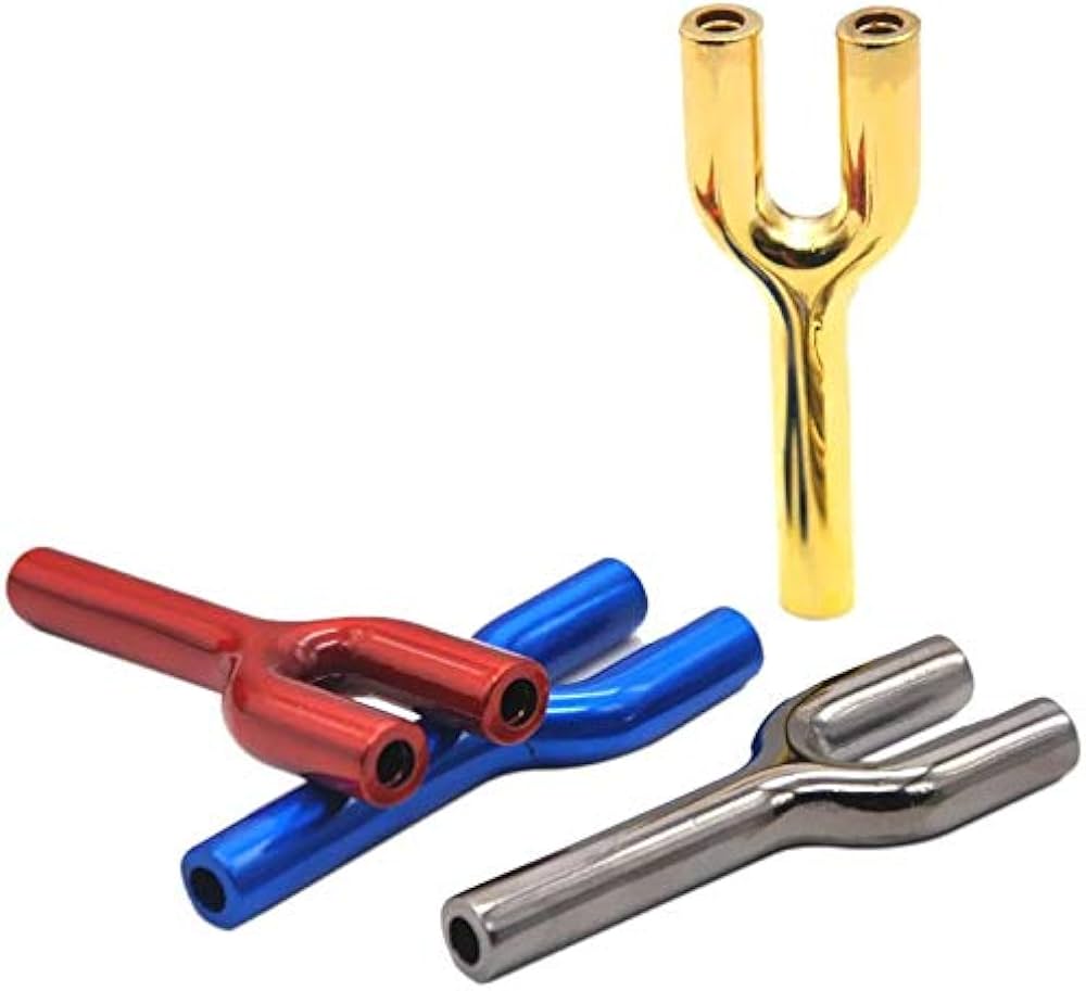 Y-Shaped Double-Hole Snuff Nose Snorter