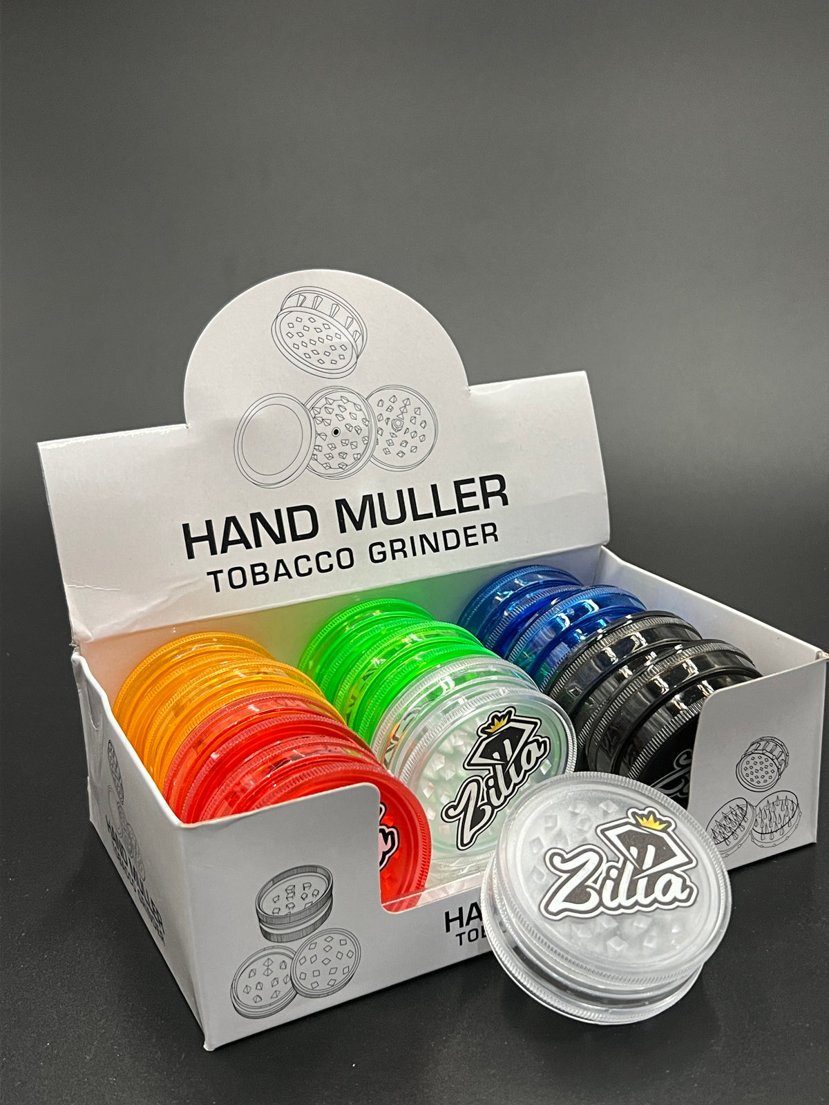 Zilla 60mm 2-Part Acrylic Plastic Grinder