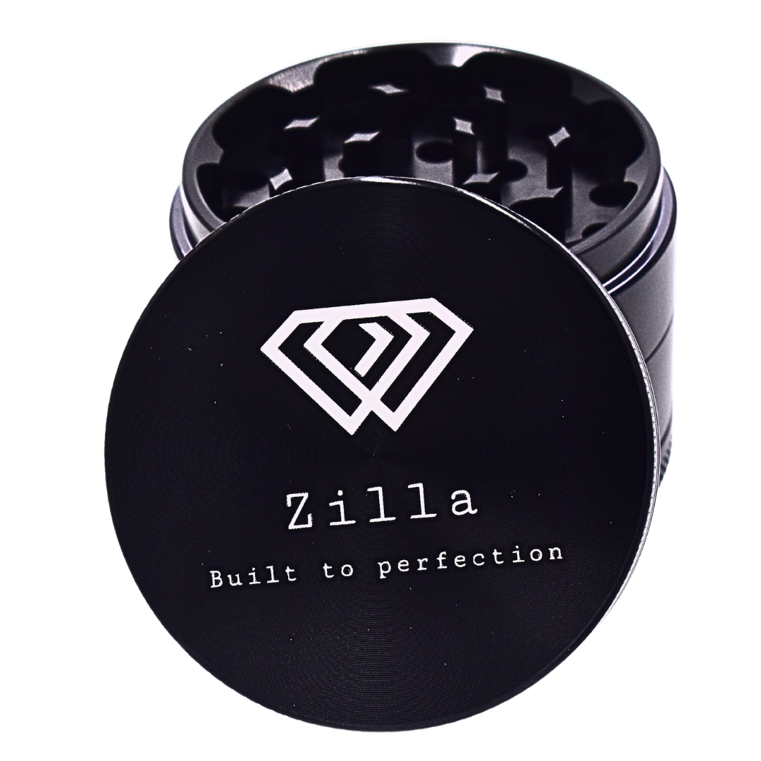 Zilla 60mm (Medium) Aluminium Metallic Alloy Herb Grinders